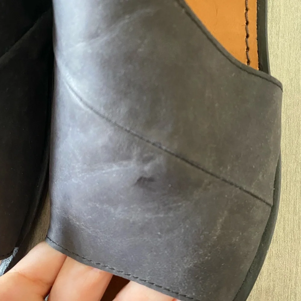 Free people Mont Blanc sandals the color is like a dark grayish black - Picture 5 of 12